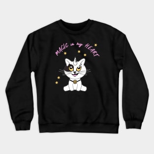 Magic in my heart | Caticorn Trending Crewneck Sweatshirt